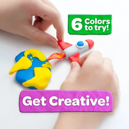 Crayola Modelling Dough Set – 6 Colour Soft Modelling Clay Pack (450g) for Kids | Creative Sculpting & Craft Play