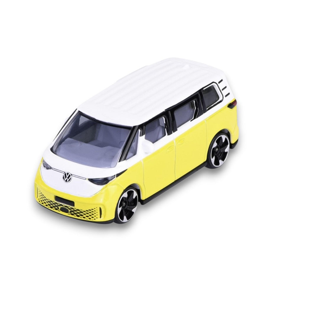 Majorette 1:64 Scale Volkswagen ID. Buzz Die-Cast Car Blister Pack – Premium Cars Series Collectible Model with Opening Doors