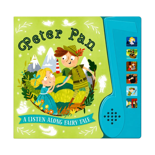 North Parade Peter Pan Listen Along Fairy Tale Sound Book for Kids | Interactive Story Sound Book