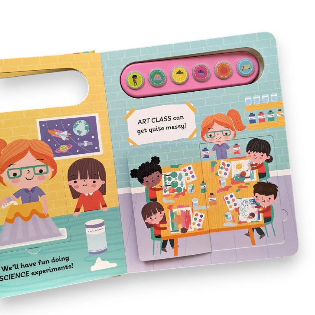 North Parade I Want to Be a Teacher Light & Sound Lift-the-Flap Book for Kids