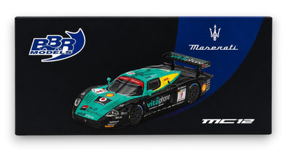 BBR Models Maserati MC12 #1 Vitaphone Racing Team 2008 Spa 24 Hours Winner | 1:64 Die-Cast Collectible Model Car