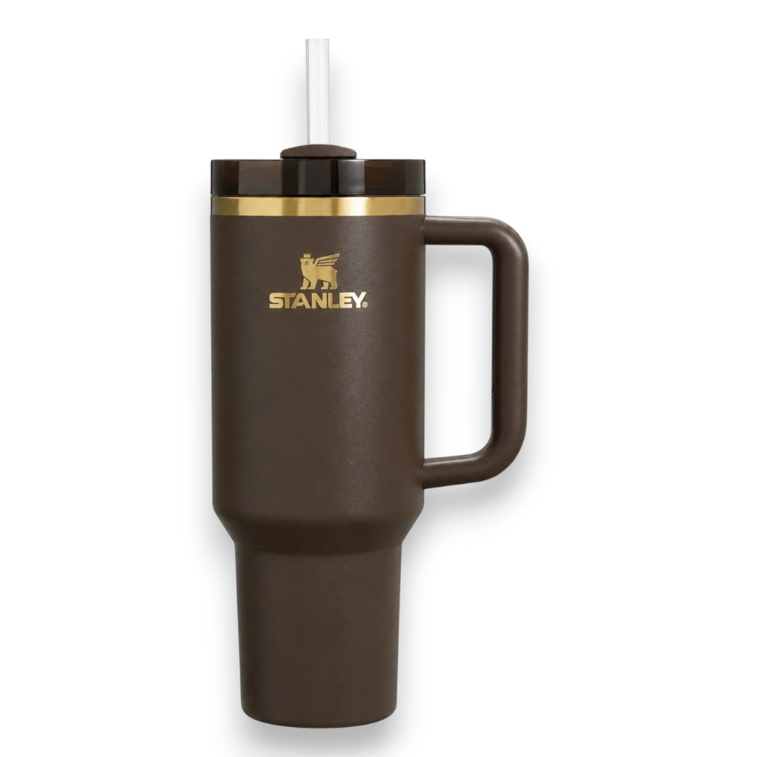 STANLEY The Chocolate Gold Quencher H2.0 FlowState™ Tumbler | 1.18L with Straw for Water (40 oz)