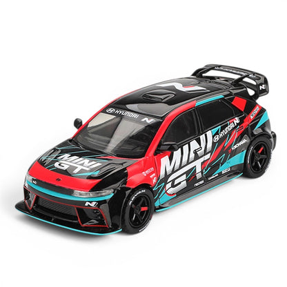 Mini GT 1:64 (Blister Pack) Hyundai Ioniq 5 N MINI GT RS-01T 2025 Tokyo Auto Salon Diecast Model Car