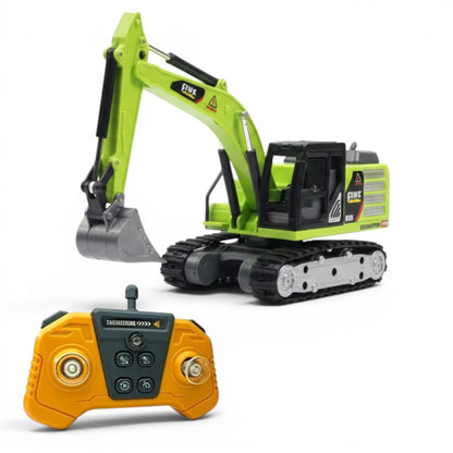 TRASPED HG4-413 1:64 Scale Mini RC Excavator | Alloy Bucket | 270° Rotation | App Control | Lights & Sound