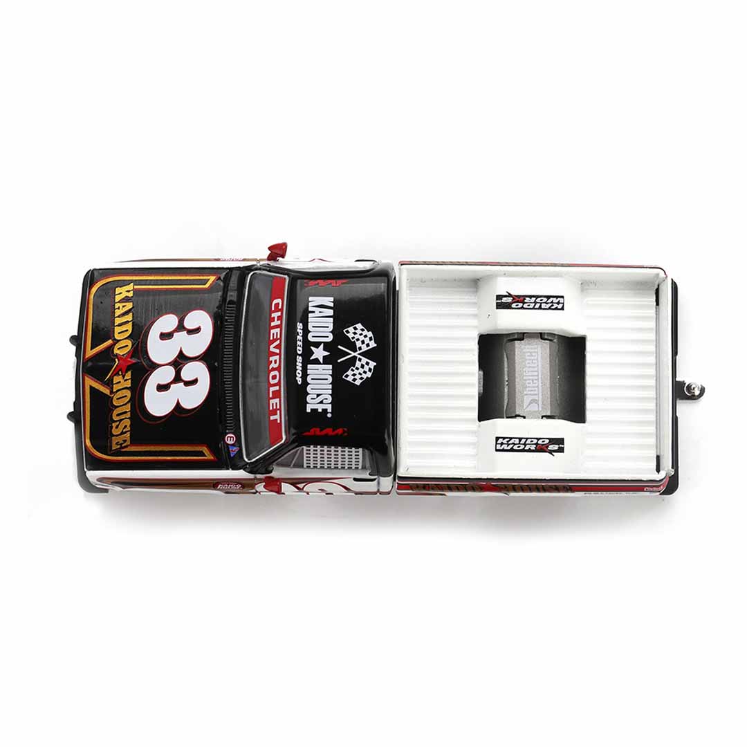 Kaido House x MINI GT 1:64 Chevrolet Silverado Kaido Intimidator V1 Die-Cast Pickup Truck Model Car