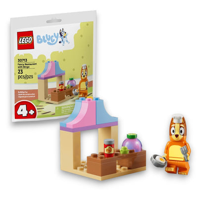 LEGO 30713 Bluey Fancy Restaurant with Bingo Polybag Building Set | 23 Pieces | Collectible Mini Playset