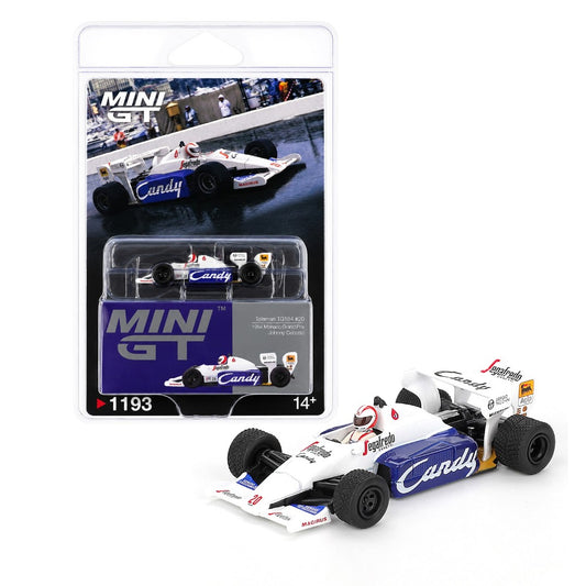 MINI GT 1:64 (Blister Pack) Toleman TG184 #20 1984 Monaco Grand Prix Johnny Cecotto Diecast Model Car | Formula Racing Collectible | #1193