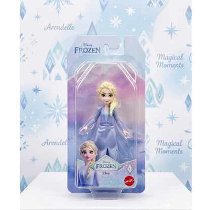 Disney Frozen 2 Elsa Mini Doll | 4-Inch Mattel Disney Princess Collectible with Cape | Movie-Inspired Fashion Doll | Ages 3+