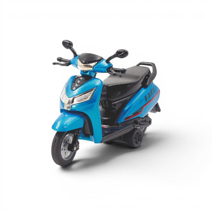 Centy Die-Cast Pull Back Scooter Toy for Kids | Mini Friction Powered Scooter Model | Assorted Colours | 3+ Years | BGX