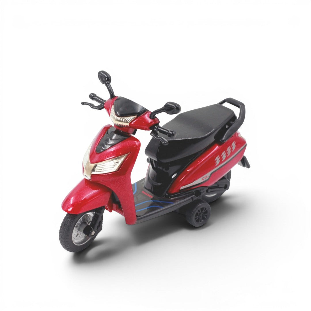 Centy Die-Cast Pull Back Scooter Toy for Kids | Mini Friction Powered Scooter Model | Assorted Colours | 3+ Years | BGX