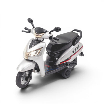Centy Die-Cast Pull Back Scooter Toy for Kids | Mini Friction Powered Scooter Model | Assorted Colours | 3+ Years | BGX