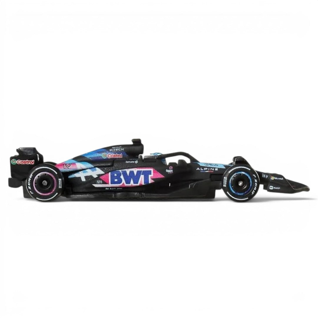Hot Wheels Premium Formula 1 2024 BWT Alpine F1 Team A524 #10 | 1:64 Die-Cast Formula One Race Car | Metal/Metal with Real Riders