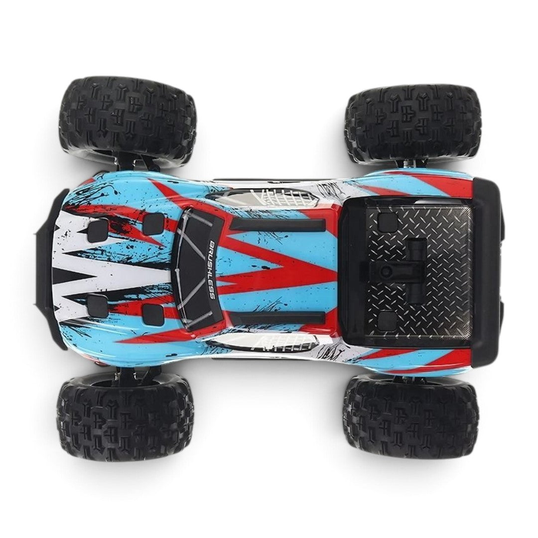 MJX Hyper Go 1:16 Scale 4WD Brushless RC Monster Truck | 2852 Brushless Motor, 45A ESC, 2.2kg Servo, 2.4GHz Ready-to-Run High-Speed Off-Road Remote Control Car