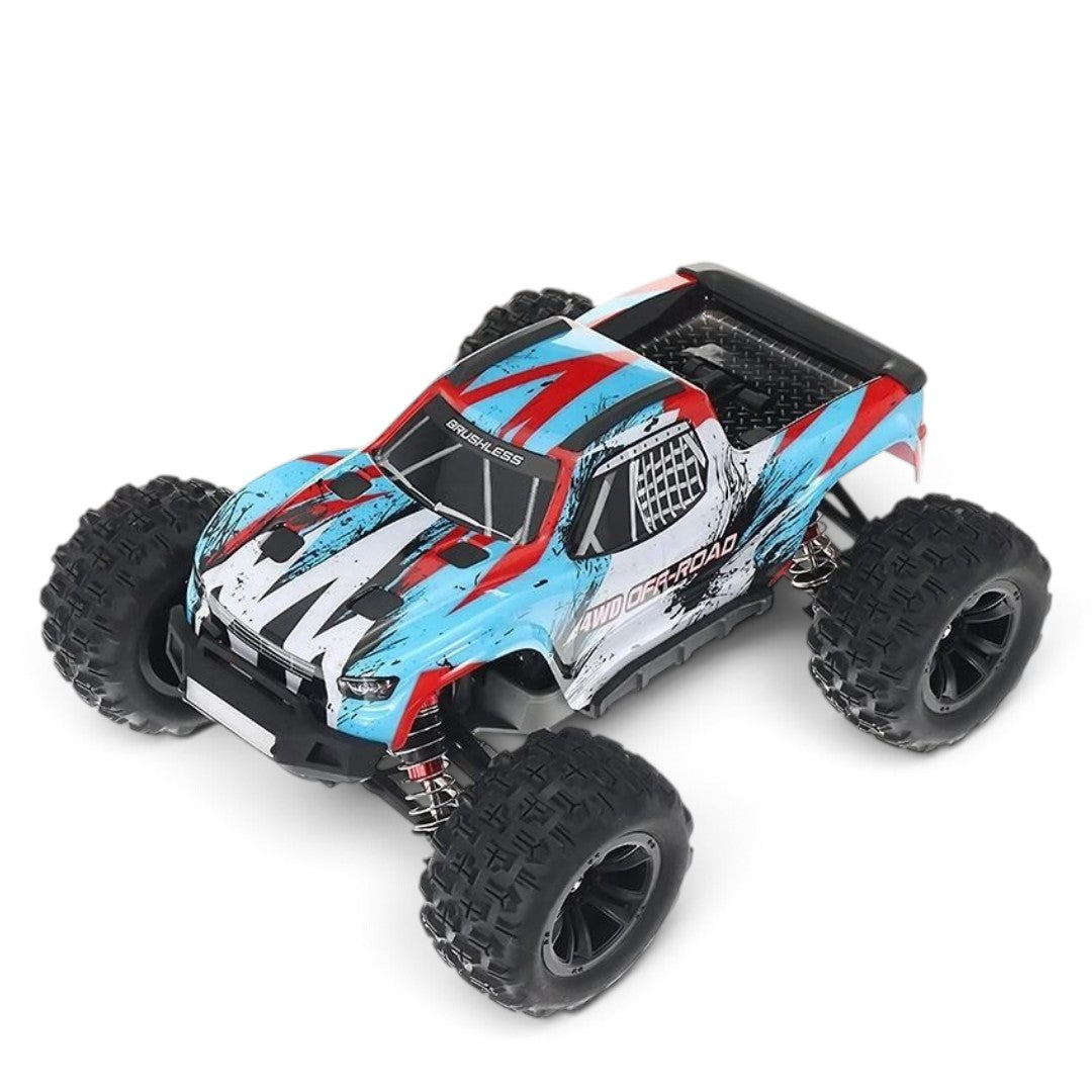 MJX Hyper Go 1:16 Scale 4WD Brushless RC Monster Truck | 2852 Brushless Motor, 45A ESC, 2.2kg Servo, 2.4GHz Ready-to-Run High-Speed Off-Road Remote Control Car