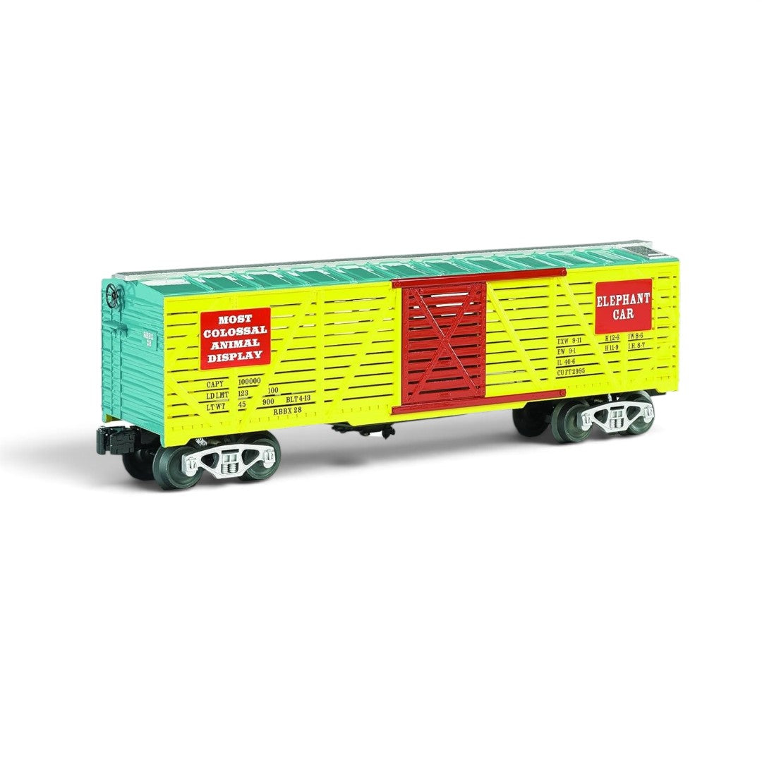Williams by Bachmann Ringling Bros. and Barnum & Bailey™ 40' Elephant Stock Car – O Scale 3-Rail Freight Car