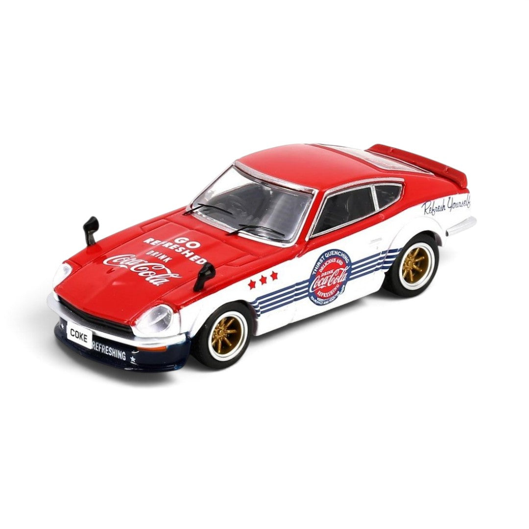 INNO64 1:64 Nissan Fairlady Z S30 Coca-Cola Racing Edition Die-Cast Model Car  | Collectible