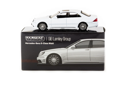 Tarmac Works Global64 1:64 Mercedes-Benz S-Class Wald Alabaster White | Lamley Special Edition Diecast Model