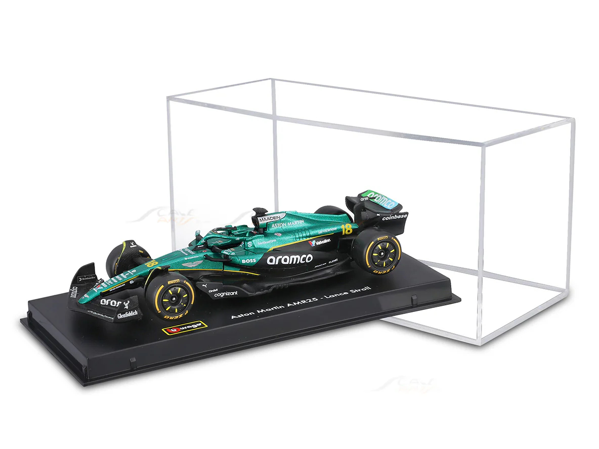 Bburago 1:43 Aston Martin Aramco F1 AMR25 #18 Lance Stroll Australian GP 2025 Diecast Formula 1 Car