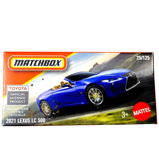 MATCHBOX 2021 Lexus LC 500 1:64 Diecast Sports Car – Official Mattel Licensed Luxury Coupe Model (25/125)