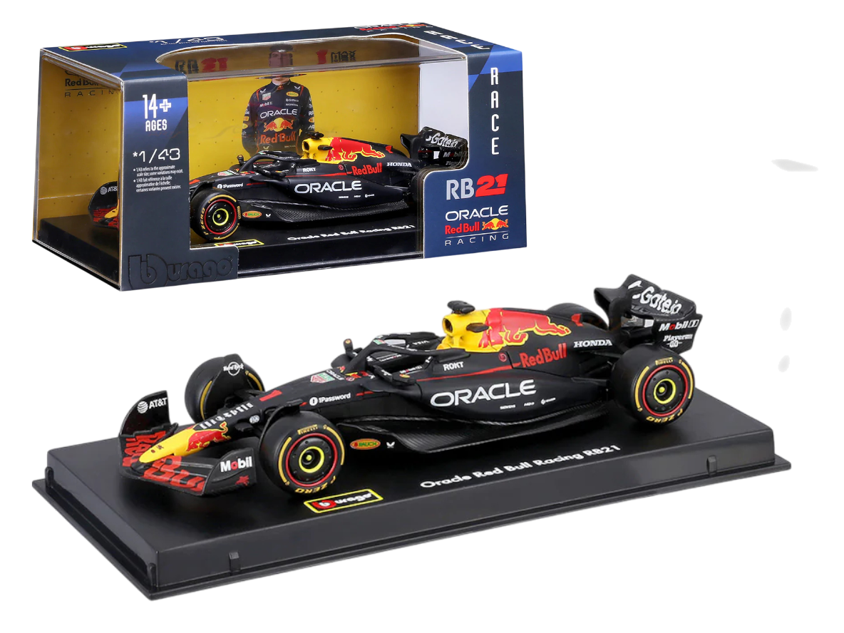 Bburago 1:43 Oracle Red Bull Racing RB21 #1 Bahrain GP 2025 Diecast Formula 1 Car
