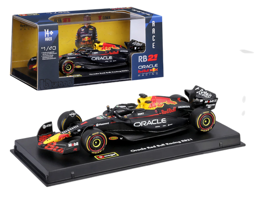 Bburago 1:43 Oracle Red Bull Racing RB21 #1 Bahrain GP 2025 Diecast Formula 1 Car