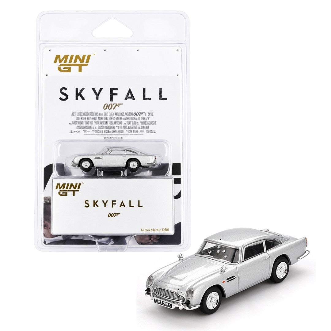 Mini GT 1:64 (Blister Pack) James Bond 007 Skyfall Aston Martin DB5 Die-Cast Model Car | Premium Collectible
