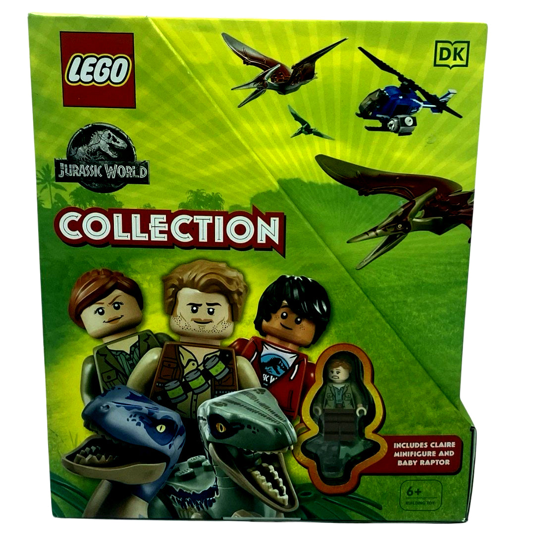 LEGO Jurassic World Collection – 8 LEGO Books with Claire Minifigure & Baby Raptor Building Set for Kids (Ages 6+)