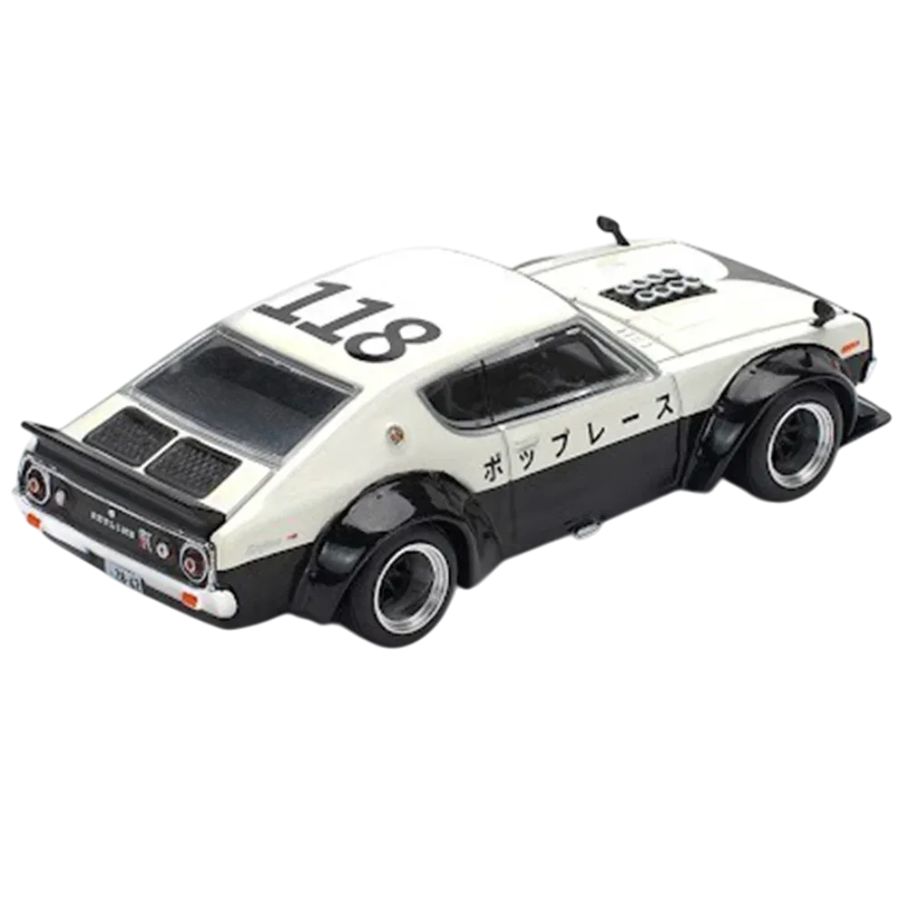 POP RACE Nissan Skyline KPGC110 Kenmeri 1:64 Die-Cast Car Model