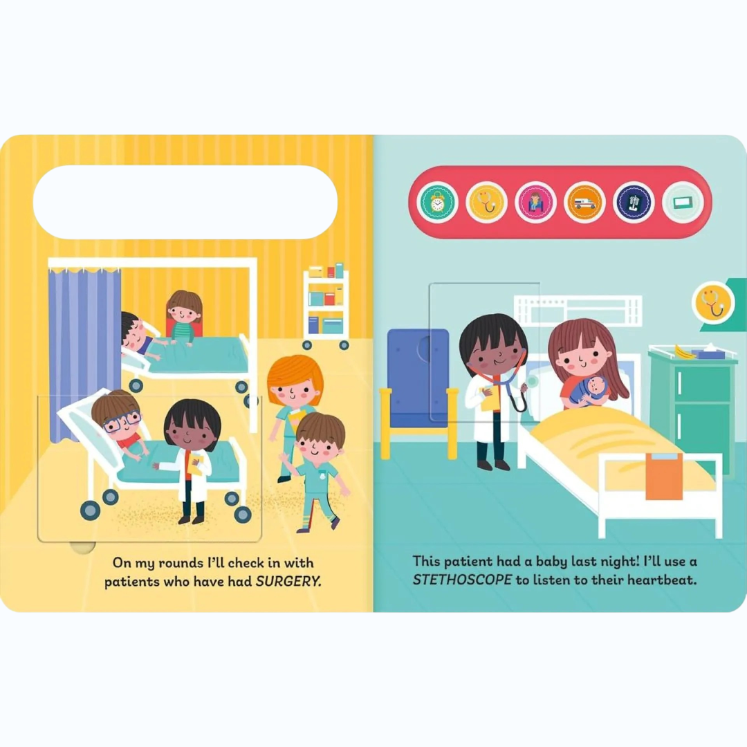 North Parade I Want to Be a Doctor – Educational Career Picture Book for Kids | Early Learning Story Book for Children