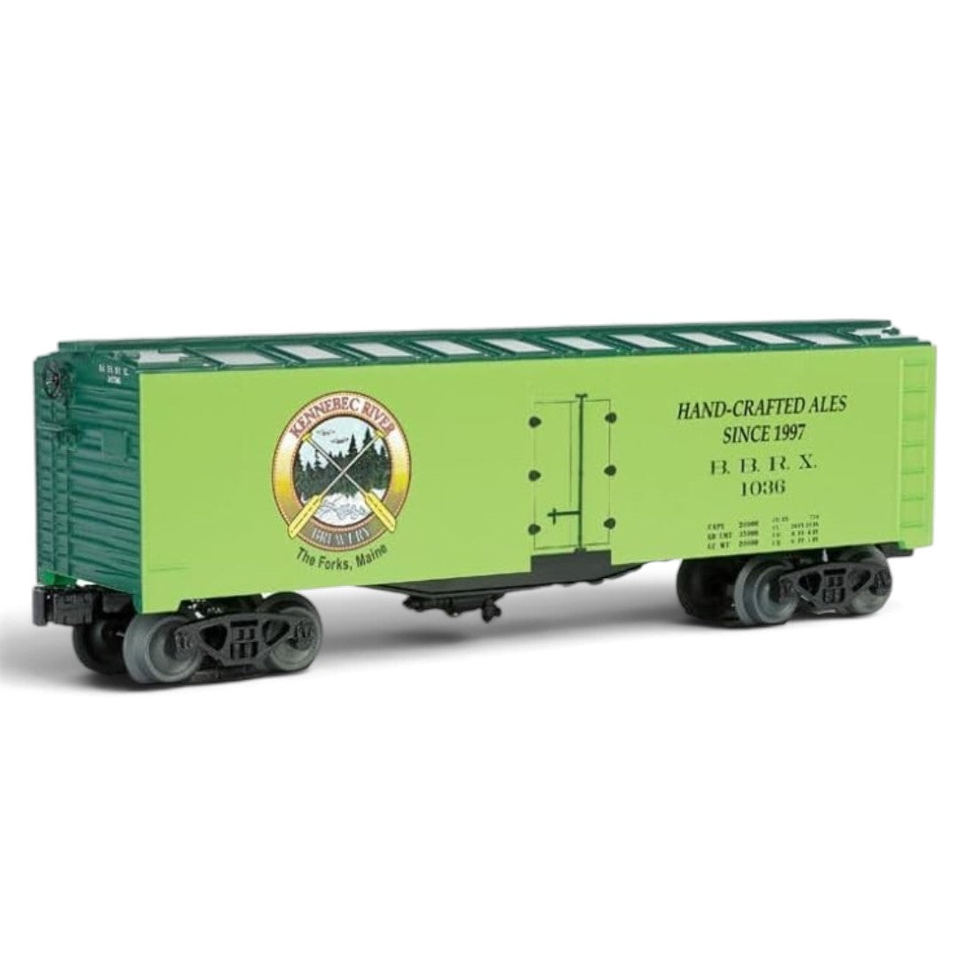 Williams by Bachmann Kennebec Brewing 40' Refrigerator Car – O Scale 3-Rail Freight Car