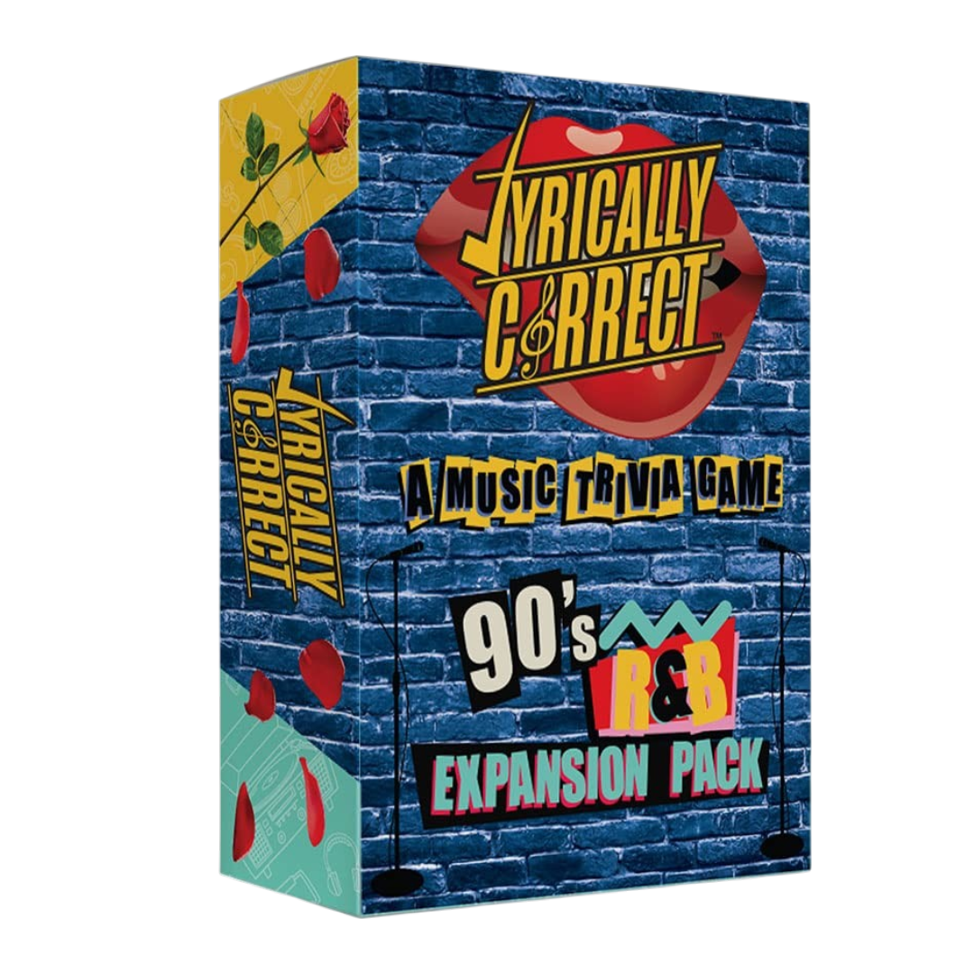 Lyrically Correct 90s R&B Expansion Pack | Music Card Game Expansion for Fans of 90s Rhythm & Blues | Party Game Add-On