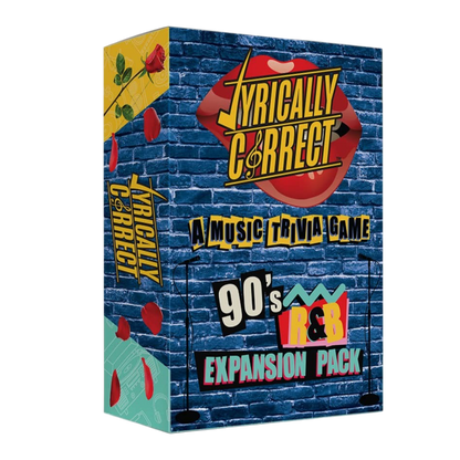 Lyrically Correct 90s R&B Expansion Pack | Music Card Game Expansion for Fans of 90s Rhythm & Blues | Party Game Add-On