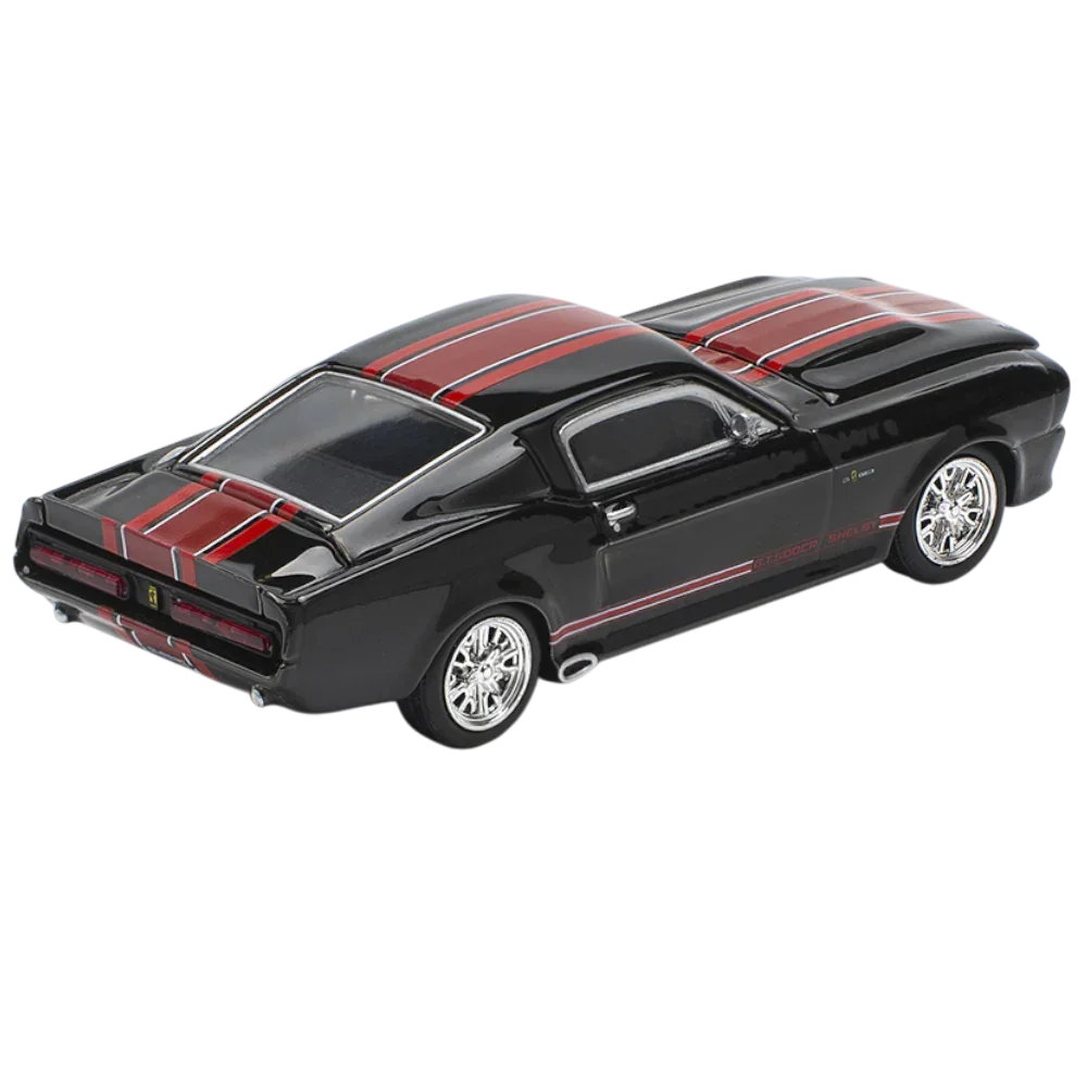 POP RACE Shelby Mustang GT500 Black 1:64 Die-Cast Car Model | PR64