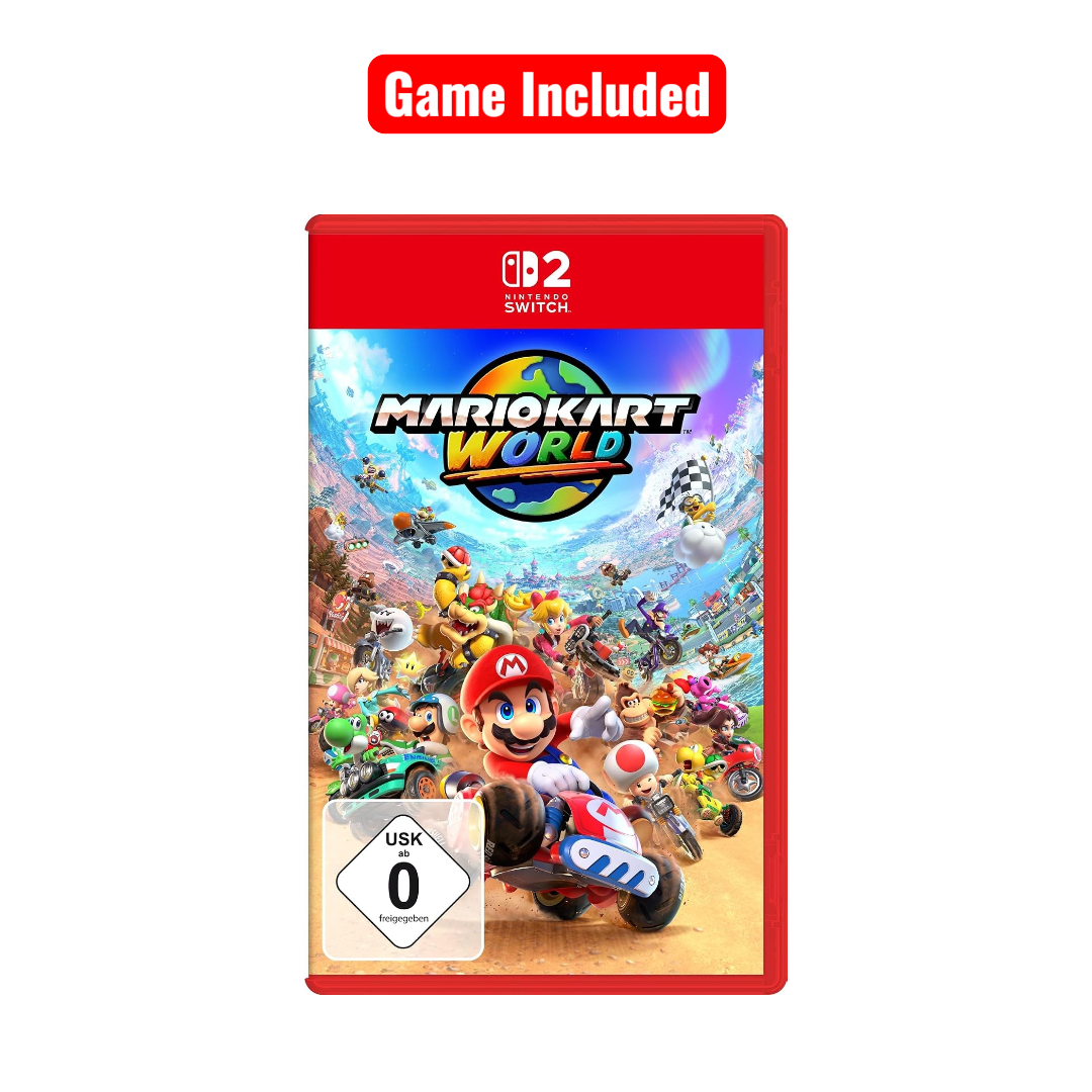 Nintendo Switch 2 + Mario Kart World , ( Game Card Inside )
