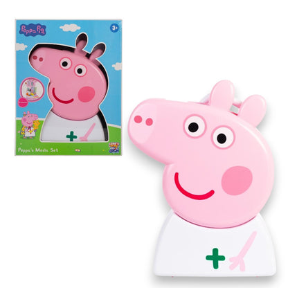 Peppa Pig Peppa's Medic Set Doctor Play Kit for Kids | Medical Role Play Toy Set with Stethoscope & Doctor Accessories | Portable Carry Case | Ages 3+