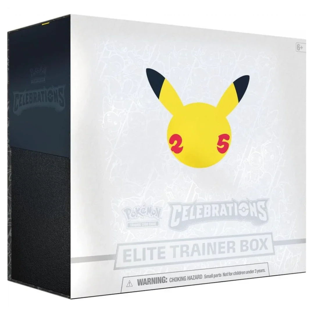 Original Pokémon Celebrations Elite Trainer Box (25th Anniversary) – 15 Booster Packs, Greninja ☆ Promo, Official Pokémon TCG ETB 2021