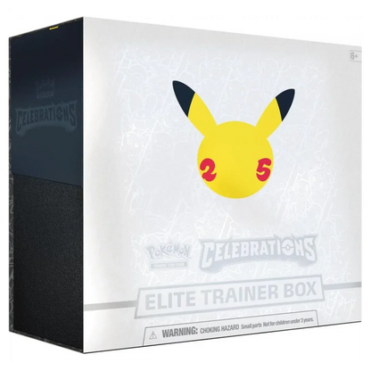 Original Pokémon Celebrations Elite Trainer Box (25th Anniversary) – 15 Booster Packs, Greninja ☆ Promo, Official Pokémon TCG ETB 2021