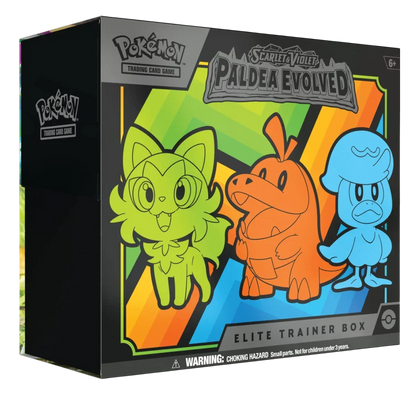 Original Pokémon TCG Scarlet & Violet: Paldea Evolved Elite Trainer Box – 9 Booster Packs, Official Pokémon ETB (English)