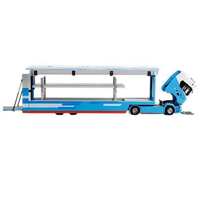 Maxwell 1:64 Scania S730 V8 Hyundai Transport Truck Die-Cast Model | Premium Car Carrier Trailer