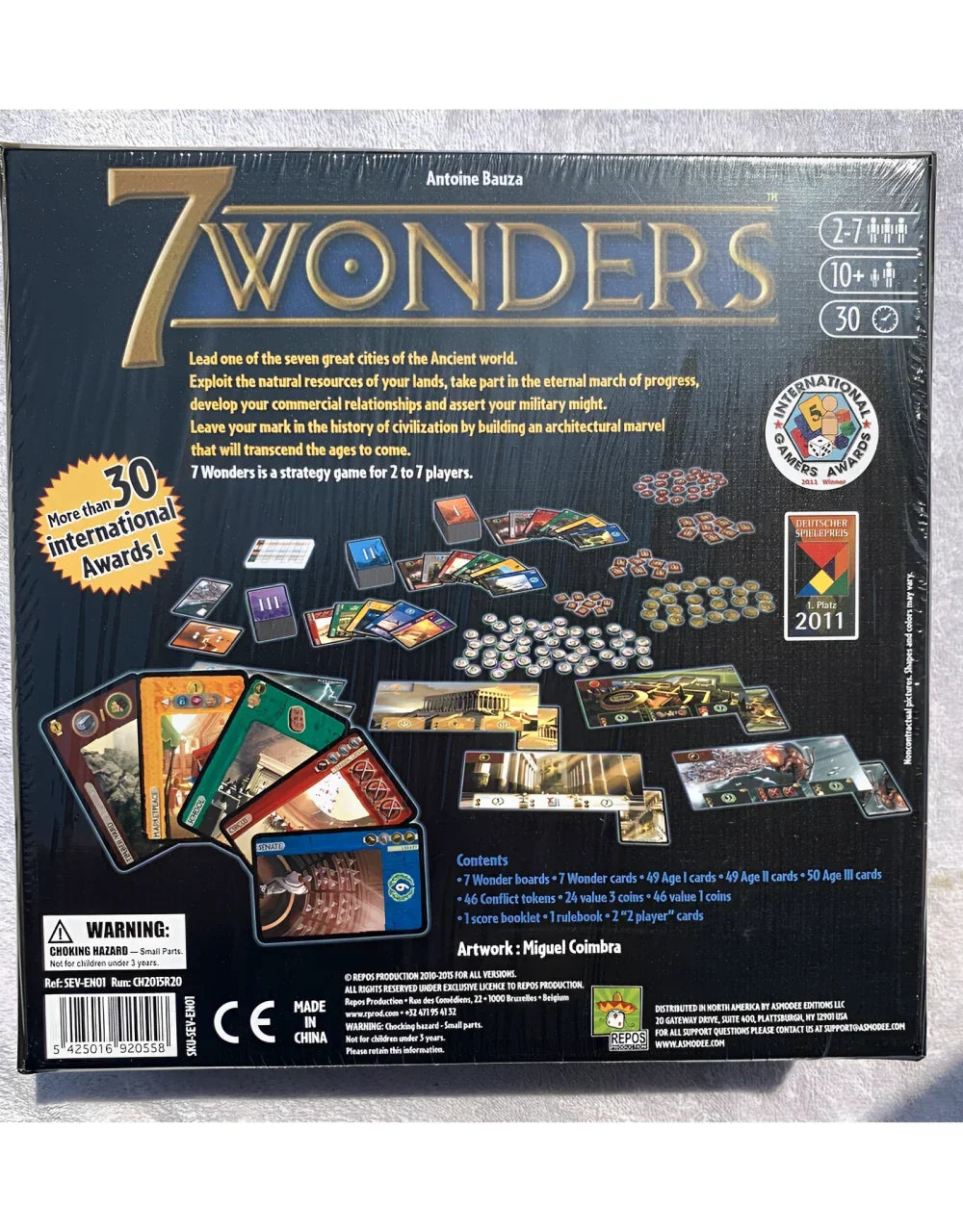 7 Wonders 1st Edition Board Game - Jaiman Toys