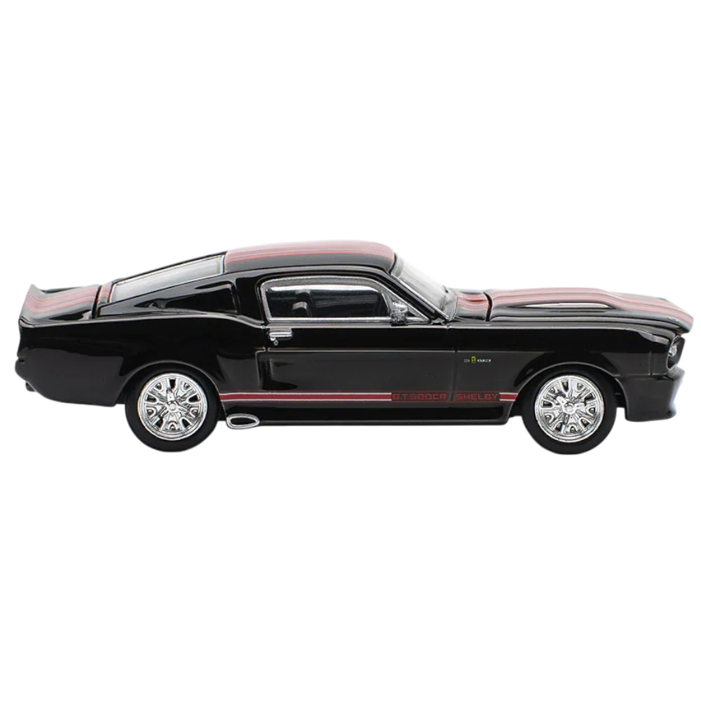 POP RACE Shelby Mustang GT500 Black 1:64 Die-Cast Car Model | PR64-218 Collector Edition