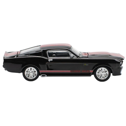 POP RACE Shelby Mustang GT500 Black 1:64 Die-Cast Car Model | PR64-218 Collector Edition