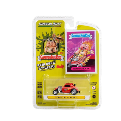 Greenlight Garbage Pail Kids – TOPO Fuel Altered with Rocketing Rocky Sticker (Series 4) 1:64 Scale Die-Cast
