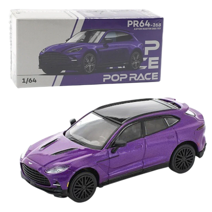 POP RACE Aston Martin DBX 707 Purple 1:64 Die-Cast Car Model | PR64-268 Collector Edition