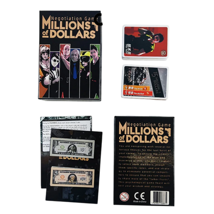Millions of Dollars Negotiation Game | High-Stakes Strategy & Deal-Making Party Game | 3–6 Players