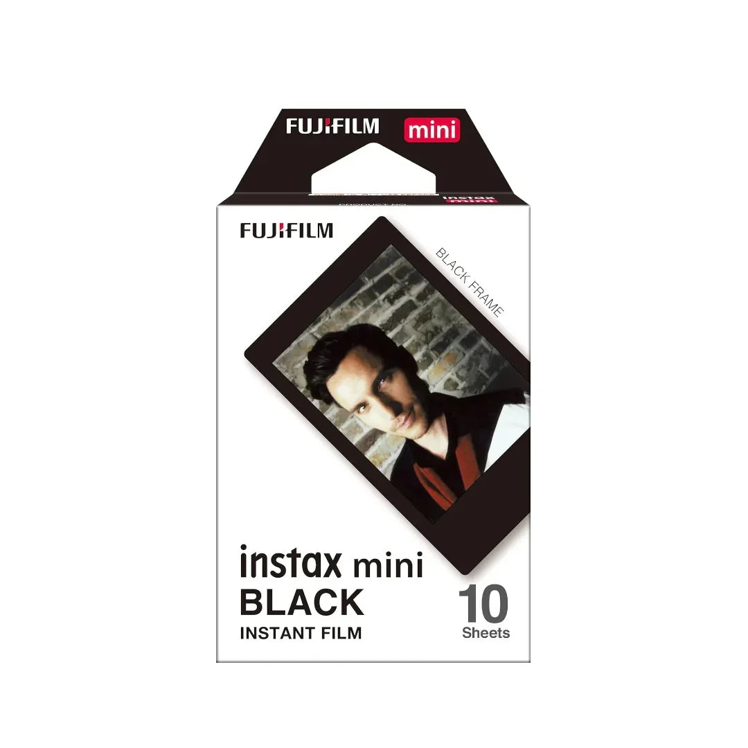 Fujifilm Instax Mini Designer Film – Black Frame Edition (10 Sheets)