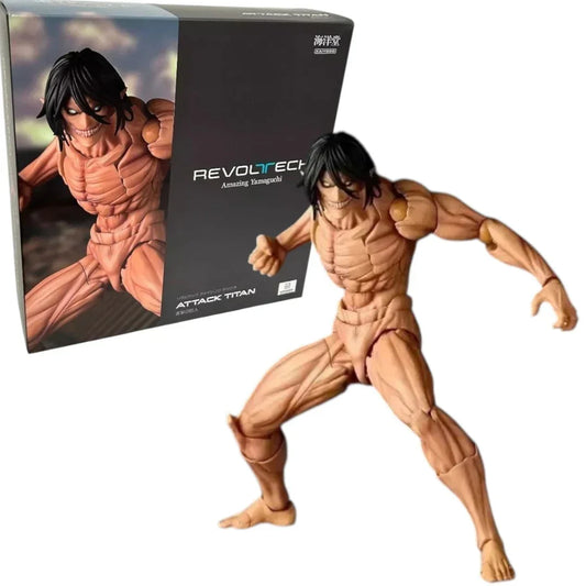 Revoltech Amazing Yamaguchi Attack Titan Action Figure – Anime Collectible