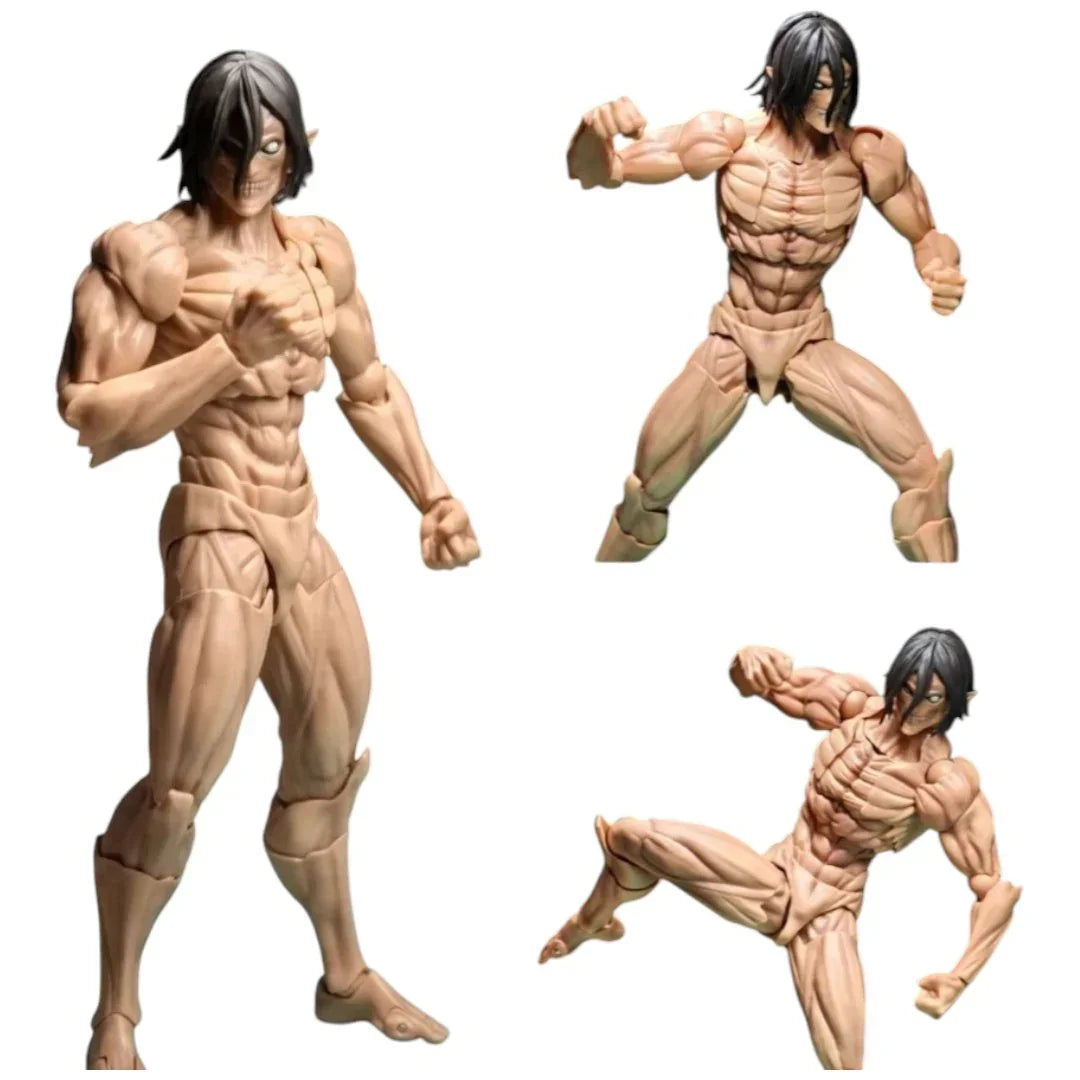 Revoltech Amazing Yamaguchi Attack Titan Action Figure – Anime Collectible
