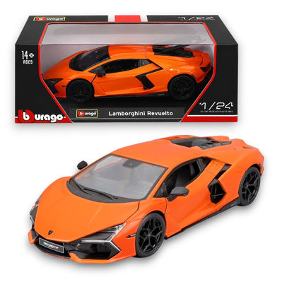 Bburago Lamborghini Revuelto 1:24 Die-Cast Model Car | Orange | Premium Collectible