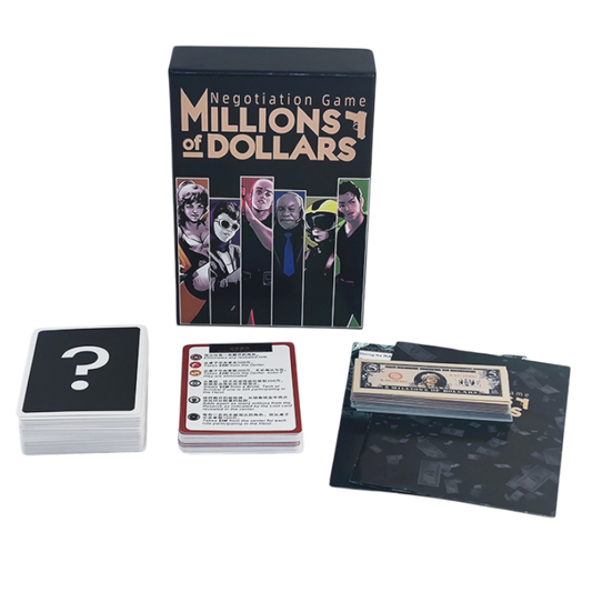 Millions of Dollars Negotiation Game | High-Stakes Strategy & Deal-Making Party Game | 3–6 Players